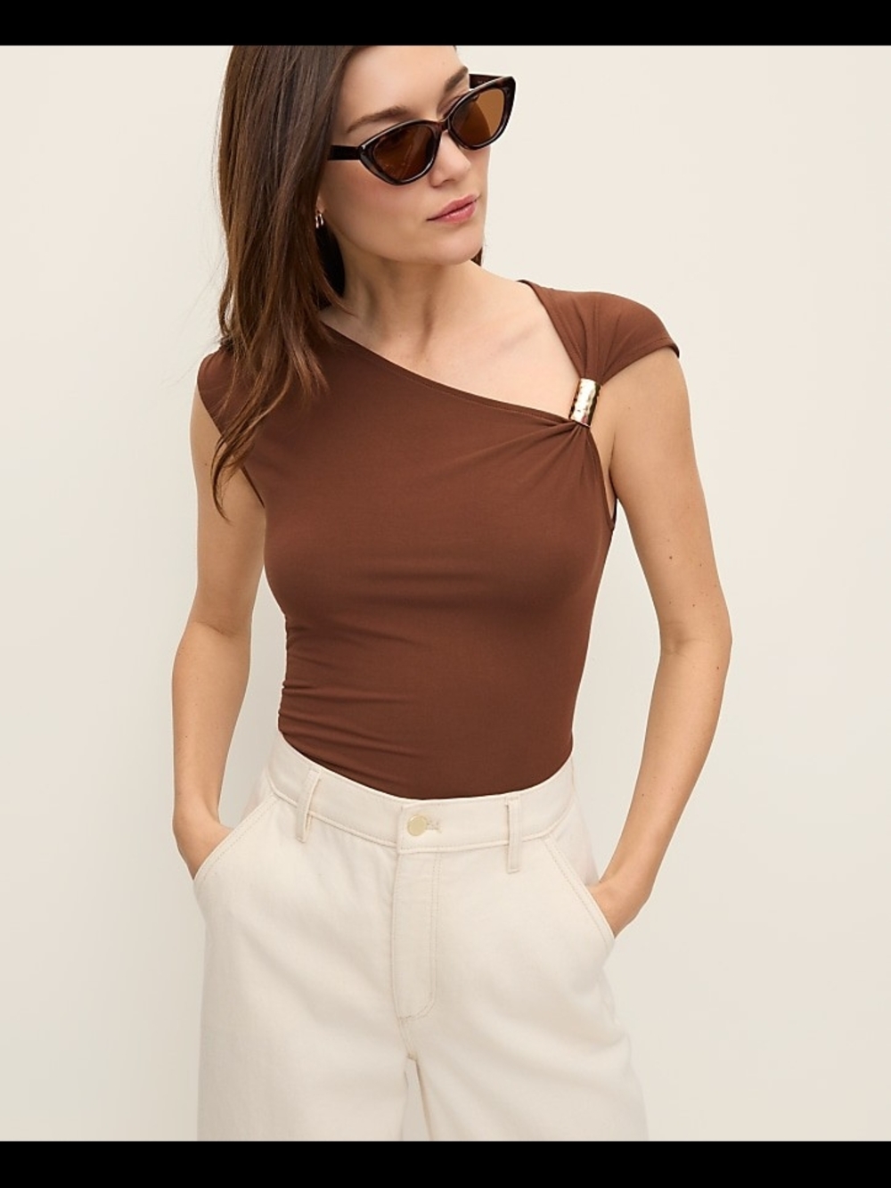 Asymmetric Draped Top